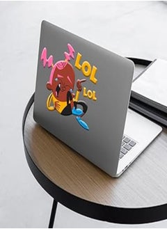 Buy Generic Laptop skin size 15×15 on the outside and 8×7 on the inside, removable Laptop skin, Sticker multi-colored, transparent vinyl plastic sticker - 6221243348580 in Egypt