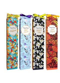 اشتري Song of India Incense Sticks, Pack of 4 ,  French Lavender, Lily of The Valley, Neroli Bergamot, Honeysuckle في الامارات