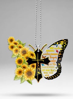 Buy SYOSI Butterfly Car Rearview Mirror Hanging Accessories, Butterfly hanging for Car, Hanging Charm Home Décor, Gift decoration Tree Decorations in UAE