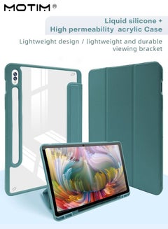 Buy Case for Samsung Galaxy Tab S8 Ultra 14.6 inch 2022 Slim Light S8 Ultra (SM-X900 SM-X906) Cover Tri Fold Design With Multi Angle Stand Function Protective Shockproof Shell Support Auto Wake Sleep in UAE