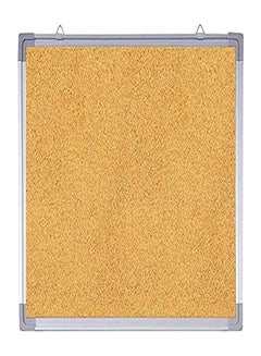 Buy Double face cork board 45 * 60 cm ideal for both adults and kids - wooden in Egypt