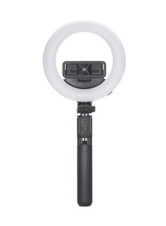 اشتري L07 Wireless Bluetooth Selfie Stick Foldable Handheld Remote Shutter Tripod with 5-inch LED Ring Light for Live Stream في الامارات
