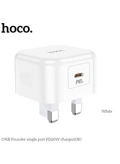 Buy iPhone Charger Fast Type C Adapter Apple PD20W Quickly USB C Wall Plug Compatible for New iPhone 14 Pro Max/14 Pro/14/13Pro Max/13 Pro/12 Mini/11/XS Magsafe/ iPad Pro /iPad mini and More White in UAE