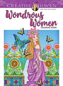 اشتري Creative Haven Wondrous Women Coloring Book في الامارات