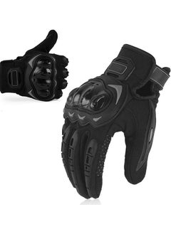 Buy Touchscreen Motorcycle Full Finger Gloves for Men Women, Hard Knuckle Motorbike Gloves for BMX ATV MTB Riding, Road Racing, Cycling, Bike, Climbing, Motocross etc, Hiking, Outdoor Sports in UAE