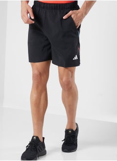 Buy 3 Stripe Train Icons Shorts in UAE