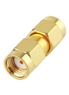 اشتري Gold Plated RP-SMA Male to RP-SMA Male Adapter في الامارات