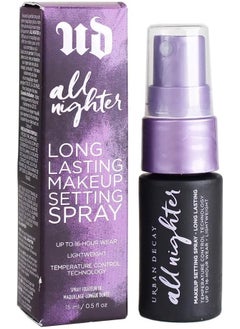 اشتري بخاخ تثبيت المكياج All Nighter من Urban Decay، بخاخ تثبيت طويل الأمد للوجه، 15 مل في الامارات