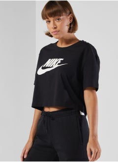 Buy Essential Futura Icon Cropped T-Shirt in UAE