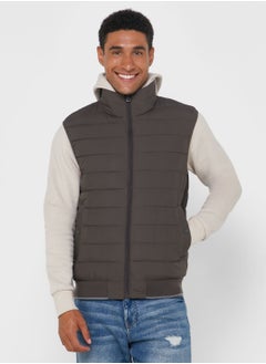 Buy Zip Through Puffer Gilet in UAE