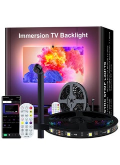 Buy TV Led Backlight, with AR Sensor, Smart TV Lights Behind That Sync with Screen, Compatible with App Music Sync, for Gaming Room, Bedroom, for TV& Monitor, Bluetooth App Remote Control in UAE