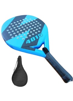 اشتري Padel Racket Paddle Racquet Carbon Fiber Light EVA Core Memory Foam Tennis Racquet Paddle For Sport Exercise Workouts Entertainment في الامارات