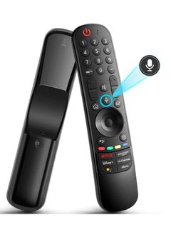 Buy Magic Mouse Pointer Voice Control Remote compatible with LG TV, High Quality, UHD, OLED, QNED, NanoCell, Mini, 4K, 8K, Smart TV, Voice Pointer Shortkeys (MR22GA) in Saudi Arabia