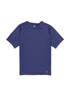 اشتري Mr. Swim Men Contrast UPF 50 Swim Tee, Navy and Red في الامارات