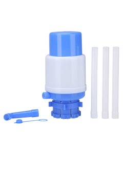 Buy Drinking Water Pump Manual Water Dispenser Pump For Bottled Water Blue/White in UAE