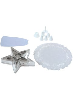 Buy Festivitrees Cookie Cutter and Icing Bake Set, 18-Piece in Saudi Arabia