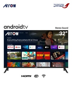 Buy 32 Inch HD Ready Smart Android LED TV- Frame Less Design, Mirror Cast And E-Share, HDMI\USB\ Wi-Fi Input, Netflix, YouTube, RO-32LPS in Saudi Arabia