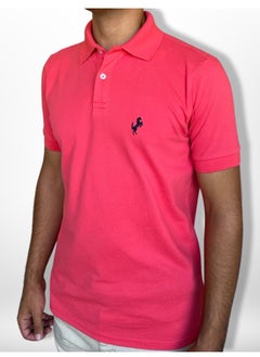 Buy Horse Polo Classic Polo Shirt, Coral in Egypt