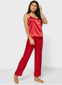 Buy Satin Cami & Pants Pyjama Set in Saudi Arabia