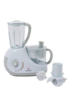 Buy MEBASHI 14-in-1 Food Processor, 1.5 L Bowl, 2 L Blender,(450W) White-Gray (ME-FPS1001WGR) in UAE