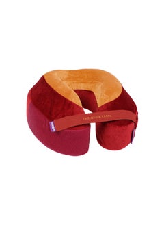 Buy Evolution Earth Pillow - Eco-Friendly Memory Foam Neck Pillow with Chin & Neck Support - Fire Red in UAE