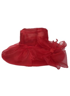 Buy New Organza Large Brim Sunvisor Hat Foldable UV Resistant Beach Hat in UAE