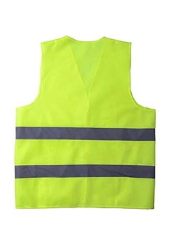 اشتري Reflective Vest Working Clothes High Visibility Day Night Warning Safety Vest Traffic Construction Safety Clothing (green) في الامارات