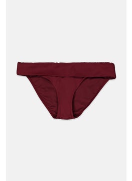 اشتري Women Solid Swimwear Bottoms, Maroon في الامارات