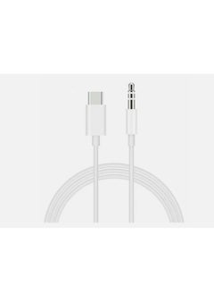 Buy Type C to 3.5mm AUX Audio Jack Adapter Cable for all Type C Devices - 1m length in Egypt