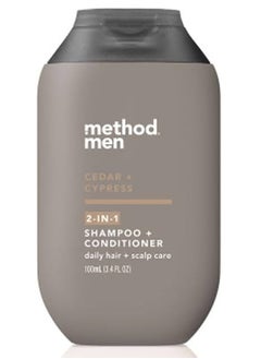 Buy Men 2-in-1 Shampoo Plus Conditioner, Cedar and Cypress, 100ml in UAE