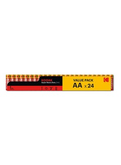اشتري Kodak Super Heavy Duty Zinc AA Batteries - 24 Pcs في الامارات