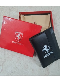 Buy Ferrari Leather Wallet - Small, Slim, Comfortable, Perfect Gift for Men in Egypt