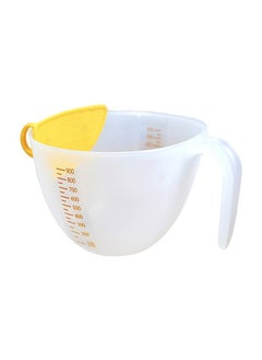 اشتري Multi-Function Strainer Measuring Cup with Pour Spout Egg filter measuring cup [1l] في السعودية