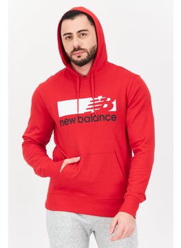 اشتري Men Sportswear Fit Long Sleeve Outwear Sweatshirts, Red في الامارات