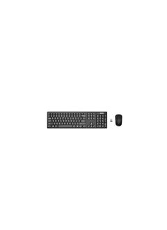 اشتري Lenovo 100 Wireless Mouse and Keyboard Combo, Black في مصر