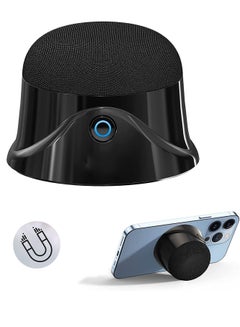Buy 1 PCS Portable Magnetic Small Bluetooth Speaker, 5W Stereo Sound, Deep Bass, 9H Playtime, TWS Pairing Speaker for Home, Outdoor Travel, Golf Carts, Support for iPhone 12/13/14 in Saudi Arabia
