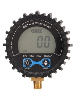 اشتري Digital Air Pressure Gauge with Large Screen Display - 1/8" Thread 10mm Tire Pressure Gauge, Inflatable, Accurate Measurement في الامارات