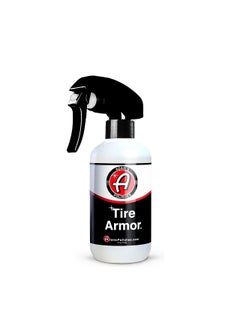 اشتري Adam's Tire Armor - No-Sling, Extremely Long Lasting Tire Dressing - Semi-Permanent, Acrylic Layer Gives Tires a Dressed or New Tire Look 8 oz TA-18. في الامارات