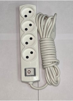 Buy Power Strip Joint 4 Sockets / 5 meter cable in Egypt