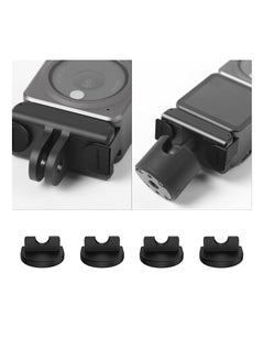 Buy Original Adapter Fixed Lock Buckle 4 PCS ​for DJI Action 2, Silicone Buckle Rubber Locking Plug Clamps Accessories for DJI Action 2 Power Combo or Dual-Screen Sports Camera in UAE