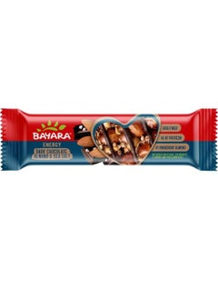 Buy Energy Bar Dark Chocolate Almond And Sea Salt 40g in UAE