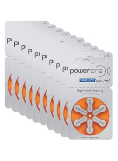 Buy Size 13 Wireless Approved 1.45V Hearing Aid Batteries - 60-Pieces in UAE