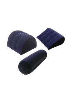 اشتري 3-Pieces 1/Set Triangle Magic Wedge Inflatable Body Support Pillow Cushion for Adult Game Toys Couples Furniture في الامارات