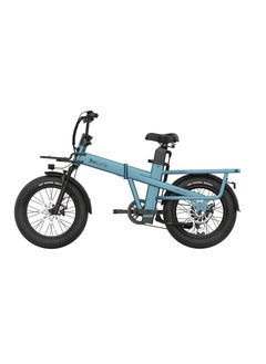 اشتري Baicycle Electric Bike , Foldable bike,Mountain Ebike 750W Motor, with 48V 15.3Ah Removable Battery, 32Km/h，with 750W Brushless  Motor,APP Control, 7-Speed, 20" Tires and Front Fork Suspension (Blue) في الامارات