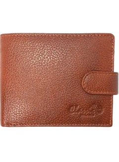 Buy Classic Milano Genuine Leather Wallet Cow NDM G-73 (Tan) by Milano Leather in UAE