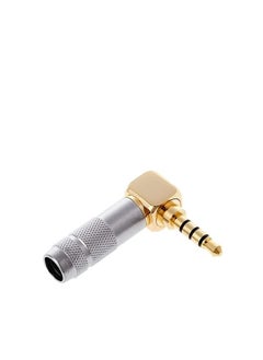 Buy Keendex KX1985 Right Angle Audio Connector - Silver in Egypt