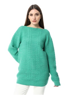 Buy Women Wool Long Pullover With High Neck in Egypt