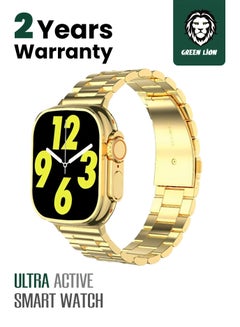 Buy Golden Edition Smart Watch 2.16" Screen Size 350mAh Battery 10 Days Standby Time IPS 240*294 Resolution Multiple NFC & Always on Display - Gold in UAE