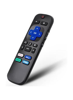 Buy Remote Control Compatible for Hisense TCL Onn Sharp Roku TV Remote Replacement, with Dedicated Buttons for Netflix, Disney, Hulu, VUDU in Saudi Arabia