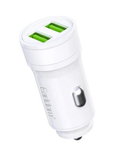 Buy 2.1A Fast Dual USB Car Charger Set with Micro-USB Cable in Egypt
